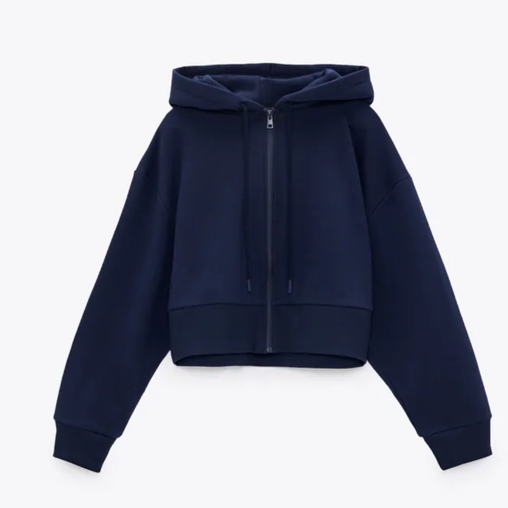 Zara Cropped Hoodie